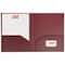 JAM Paper Heavy Duty Plastic 2-Pocket Folders, 6ct.